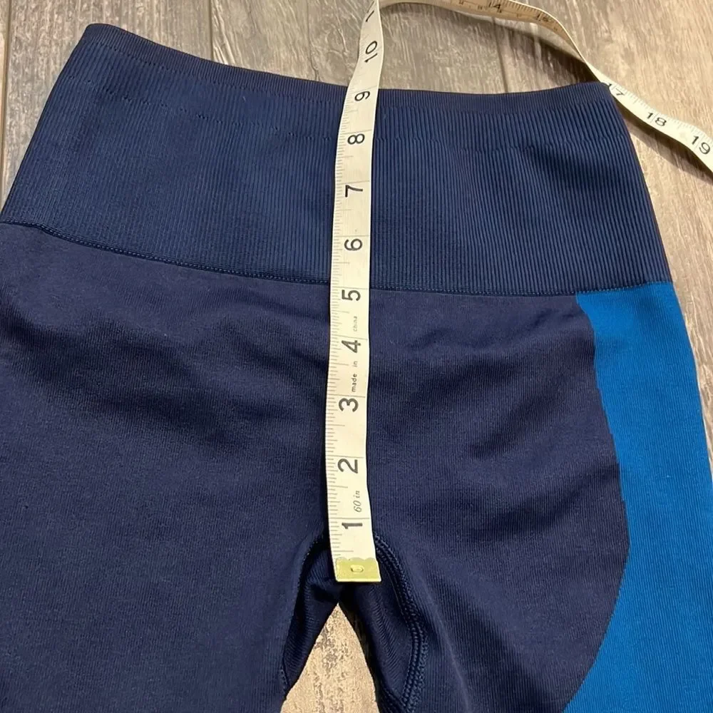 Fabletics High Rise Two Tone Bike Shorts Size XS